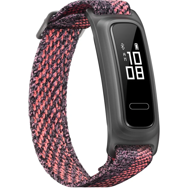 Huawei Band 4e Fitness-Tracker Unisex, 12,5mm, Textilarmband, Sakura Coral – Bild 1
