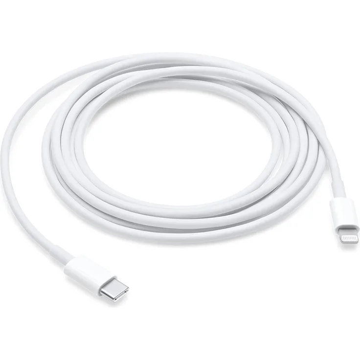 Apple MQGH2ZM/A USB C auf Lightning Kabel, Ladekabel/Datenkabel, 2 m, weiß