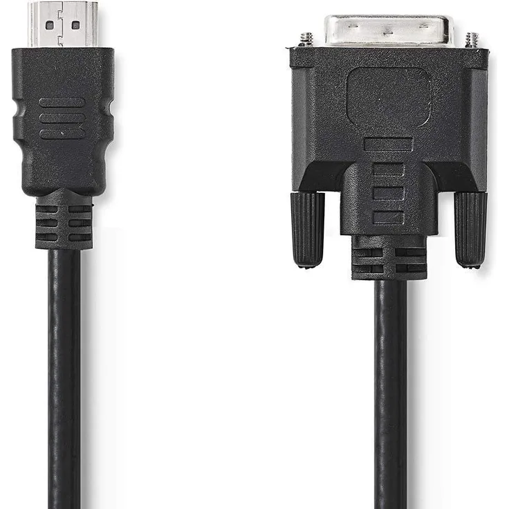 NEDIS HDMI - DVI-Kabel | HDMI-Verbinder - DVI-D 24 +1-polige Stecker | 3,0 m | Schwarz