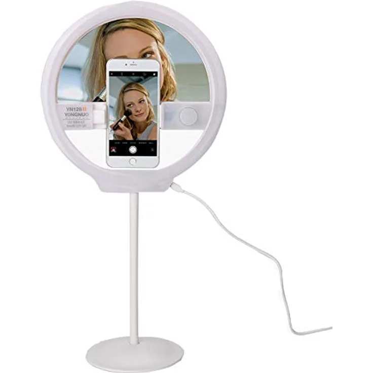 YONGNUO YN128 II - Tragbar & Bicolor - Designed für Smartphone