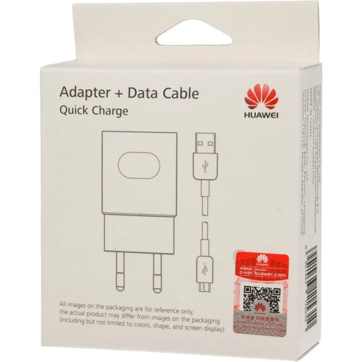 HUAWEI Schnellladegerät AP32, Micro-USB Ladekabel, Quick Charge, 2 A, Ladegerät, weiß (HW-059200EHQ) – Bild 5