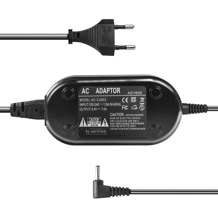 kj-vertrieb Netzteil - 8,4V 1,5A - Stecker 4,9 x 3,2mm - für Samsung AD-1608, AK44-00001A, AK44-00003A, AK44-00004A