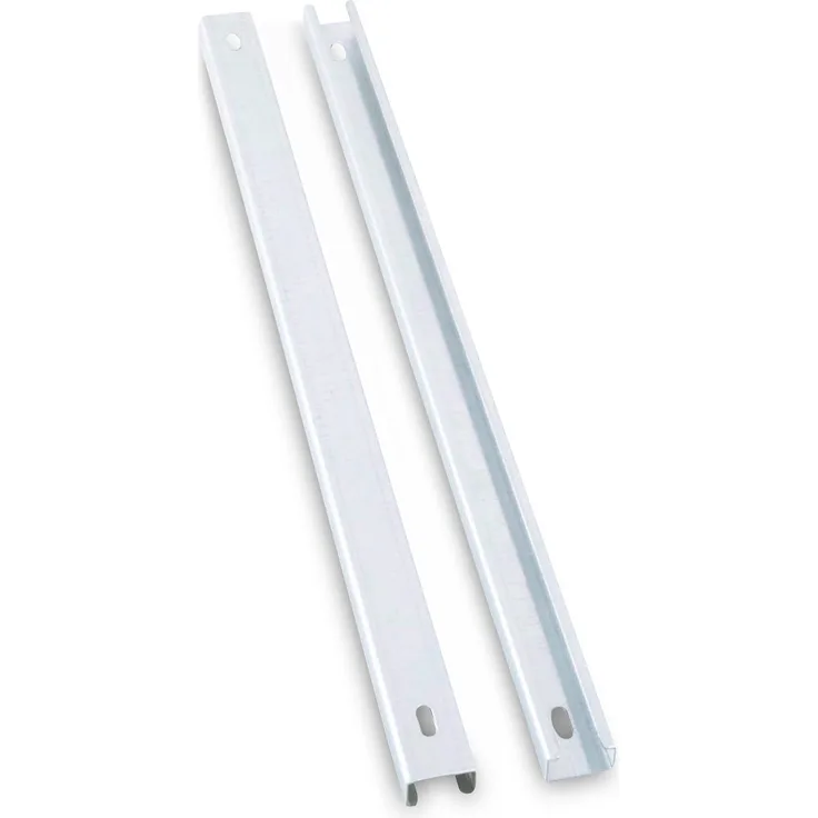 DIGITUS C-Profilschienen für 19'' Unique & Dynamic Basic Schränke von DIGITUS, 2 Stück, 72 cm Tiefe für 800 mm Schranktiefe, 2 mm starkes Stahlblech, verzinkt