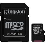 Kingston SDCS-128GB MicroSD Canvas Select Geschwindigkeiten der Klasse 10 UHS-I – bis zu 80 MB-s Lesezugriff (mit SD-Adapter)- Erwecken Sie HD-Videos zum Leben