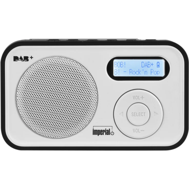 Imperial Dabman 12 Tragbares Radio, Dot-Matrix-Display, LCD-Display, weiß – Bild 2