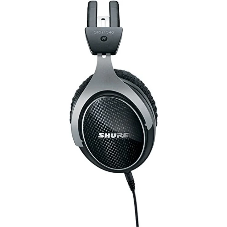Shure SRH1540, geschlossener Kopfhörer - Over-ear, schwarz-silber, High-End, geräuschunterdrückend, Kabel austauschbar, Aluminium-Karbon-Konstruktion, Alcantara-Ohrpolster, klare Höhen, warmer Bass – Bild 4