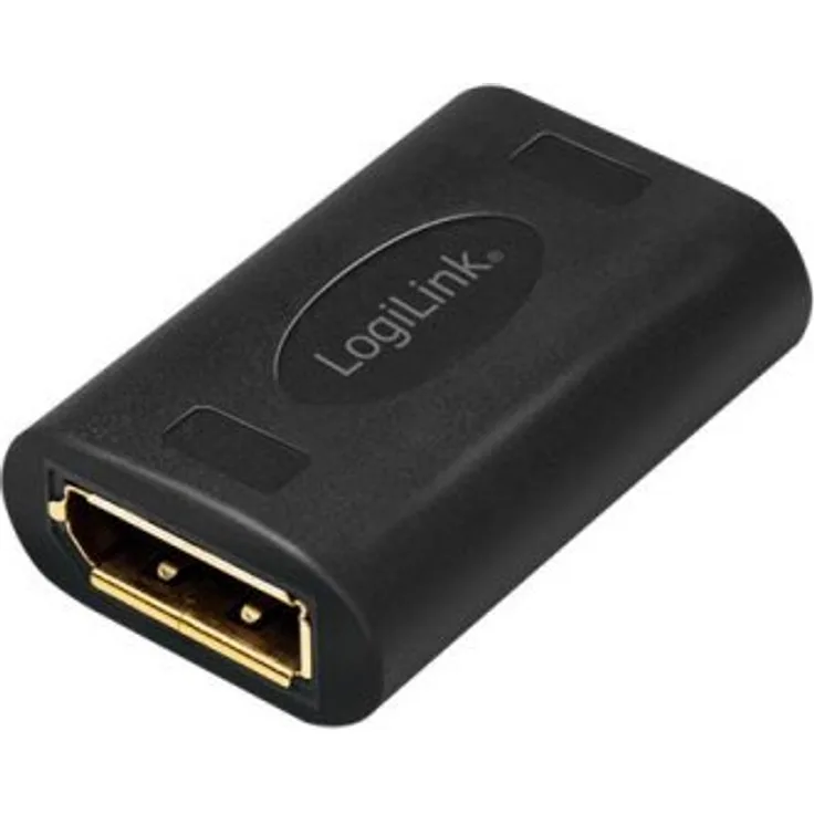 LogiLink DisplayPort Adapter Konverter DP-F zu DP-F UHD 8K60Hz schwarz Ultra HD