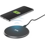 Hama kabelloses Ladegerät QI-FC10, Qi Ladestation, schwarz