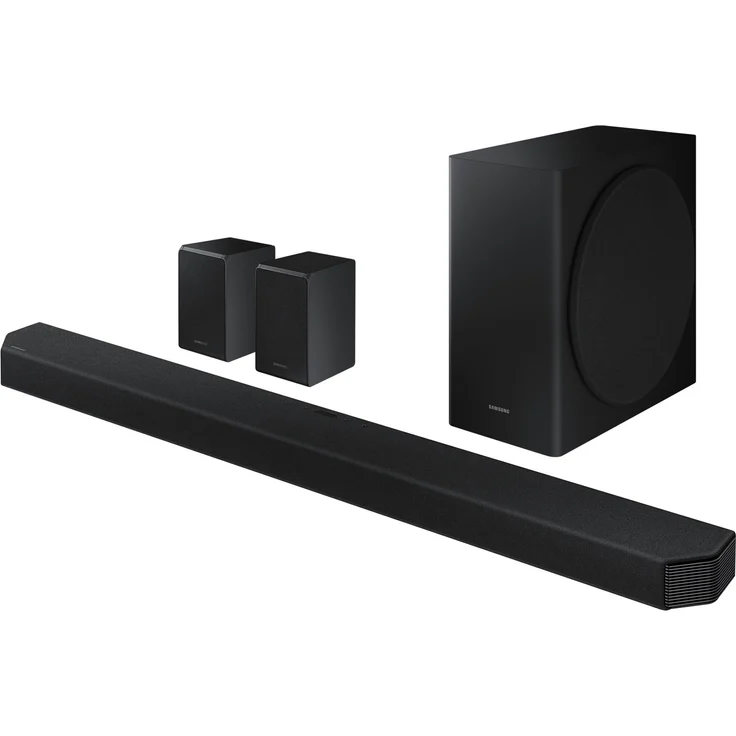 Samsung HW-Q950T 9.1.4 Soundbar mit Subwoofer, Dolby Atmos, kabellos/kabelgebunden, geeignet für TV, schwarz (2020) - Preisvergleich – Bild 3
