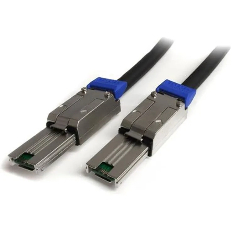 StarTech.com Externes Mini SAS Kabel SFF-8088 auf SFF 8088 2m - Serial Attached SCSI Stecker/Stecker