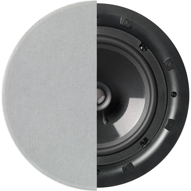 Q Acoustics Q Install qi80 C Professional 20,3 cm in Decken-Lautsprecher (Paar) (rund Gitter)