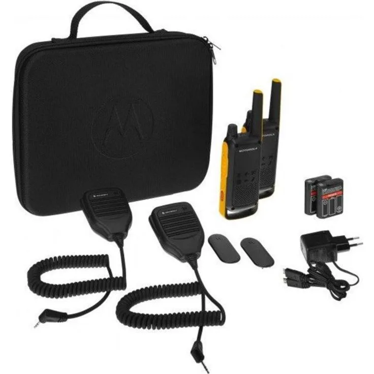 Motorola Talkabout T82 Extreme RSM PMR Funkgerät (Bis zu 10 km Reichweite, IPx4 Wetterschutz, 500 mW, VOX)