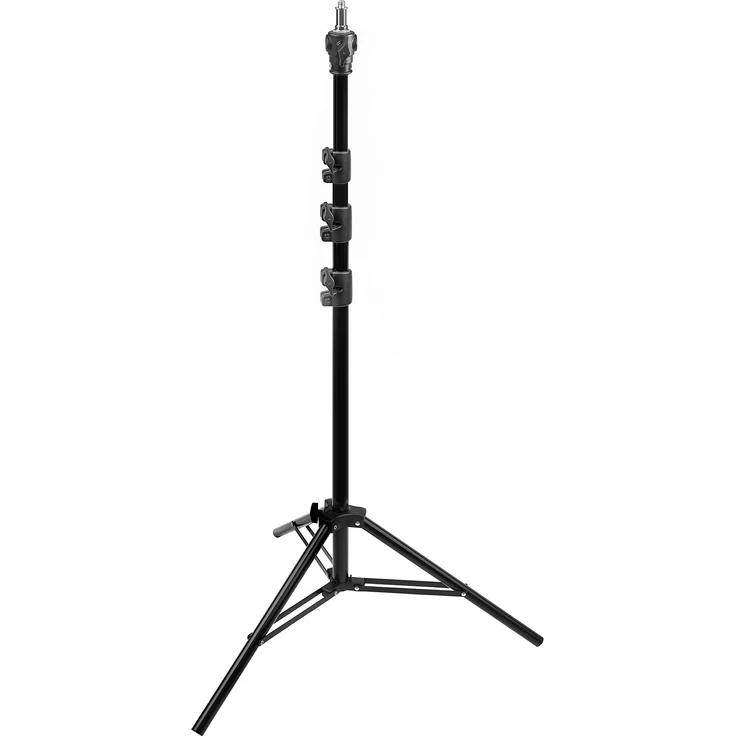 Bresser F001963 BR-TP240 PRO-1 kompaktes Lampenstativ 220 cm schwarz