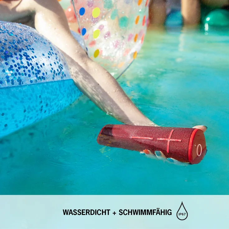 Ultimate Ears Boom 3 Bluetooth-Lautsprecher mit Radio, Webradio, wasserdicht, Grau – Bild 3