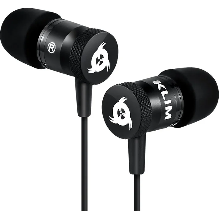KLIM Fusion In-Ear Kopfhörer mit Memory Foam schwarz – Bild 1