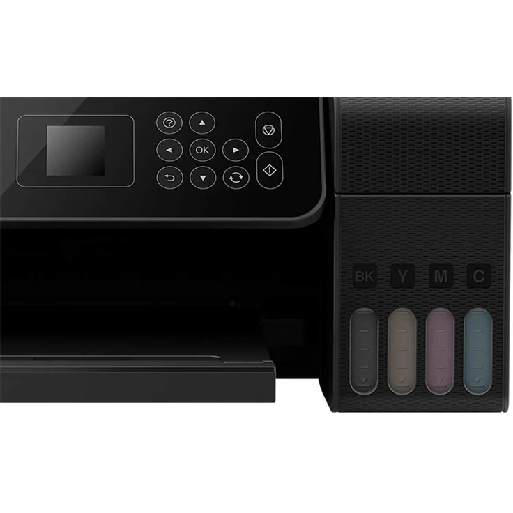 Epson EcoTank ET-2720 (3-in-1) Multifunktionsdrucker - (Tintenstrahl) Farbe, Druckgeschwindigkeit: 10 s/w, 5 Farbe, Auflösung: 5760 x 1440, WLAN, Mobile Print, AirPrint, Wi-Fi Direct (C11CH42402) - Preisvergleich – Bild 4