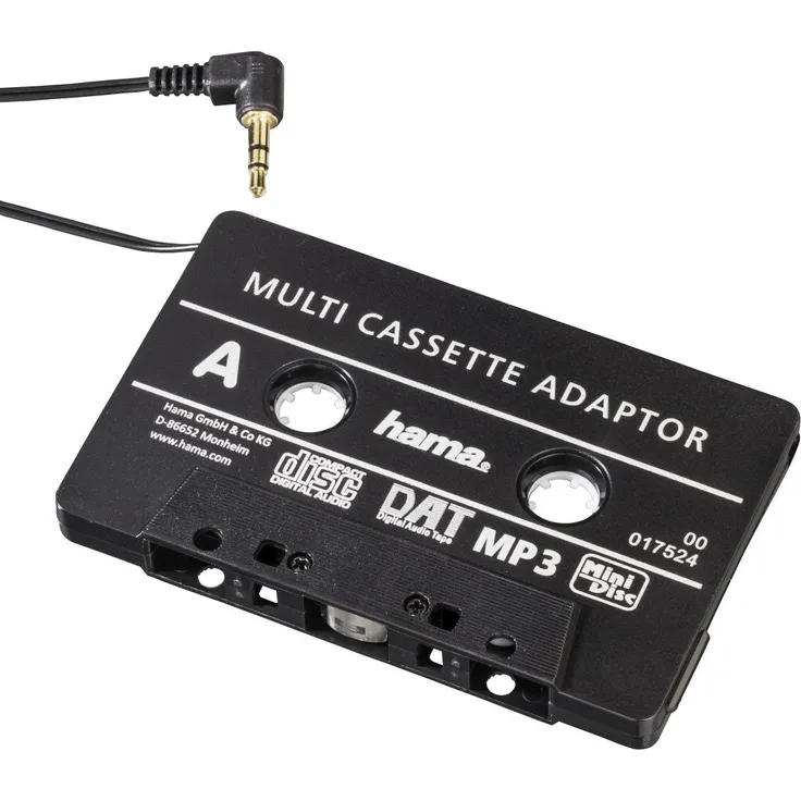 Hama KFZ-Kassettenadapter (Smartphones-MP3-CD-Player-iPod-Tablets am Autoradio, Tape mit 3,5 mm Klinkenstecker, Stereo) schwarz - Preisvergleich