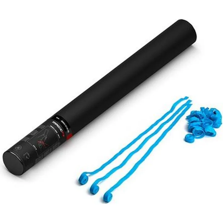 Magic FX Handheld Luftschlangen Kanone 50cm Hellblau