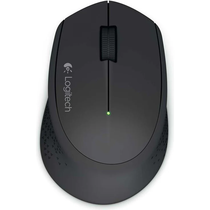Logitech M280 Kabellose Maus, 2.4 GHz Verbindung via Nano-USB-Empfänger, 1000 DPI Optischer Sensor, 18-Monate Akkulaufzeit, 3 Tasten, PC-Mac - Schwarz – Bild 2