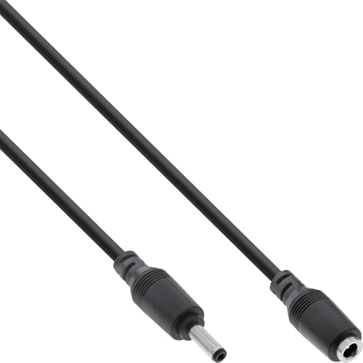 InLine 40157X DC Stecker Verlängerungskabel für SmartHome Außen-Kamera, 3m