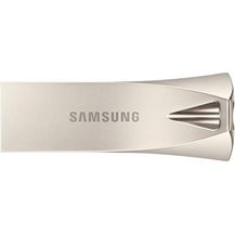 Image for Samsung BAR Plus 128GB Typ-A 400 MB-s USB 3.1 Flash Drive Champagne Silver (MUF-128BE3-APC)