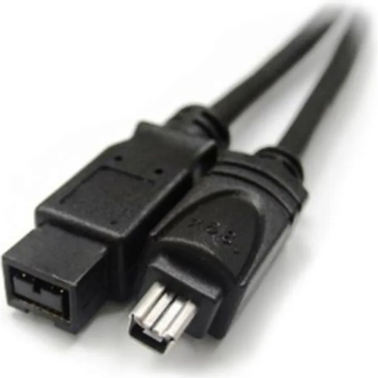 Hamlet XZCFWB9A4180 - Firewire-Kabel (Schwarz, 1,8 m)