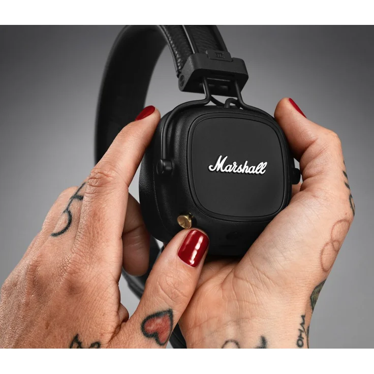Marshall Major IV On-Ear-Kopfhörer Bluetooth, schwarz – Bild 4