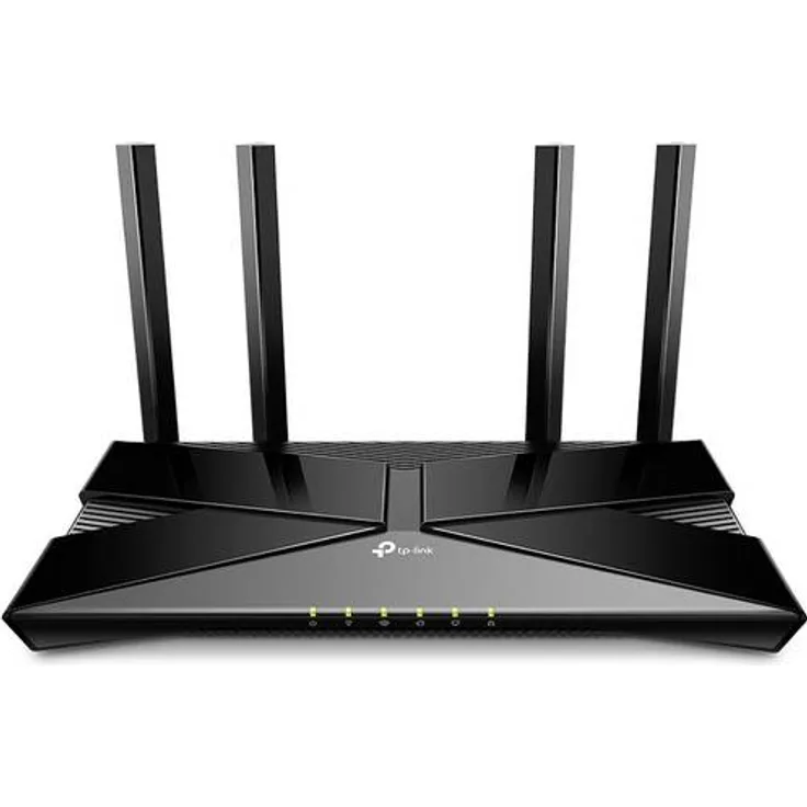 TP-Link Archer AX10 Wi-Fi 6 WLAN Router (1201 Mbit-s 5 GHz, 300 Mbit-s 2,4 GHz, 4 × Gigabit LAN-Ports, Access Point Modus, HomeCare,kompatibel mit Alexa), schwarz