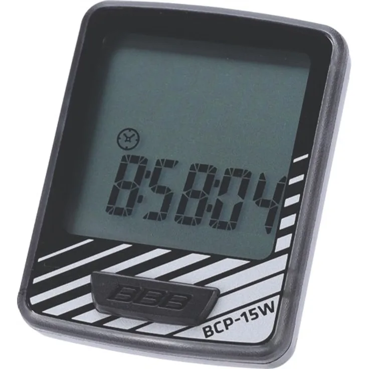 BBB Fahrrad Computer 10 Funktionen BCP-15W DashBoard, schwarz/silber