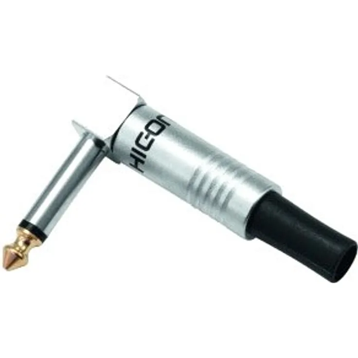 HICON Klinkenstecker 6,3 mono 90° HI-J63MA01