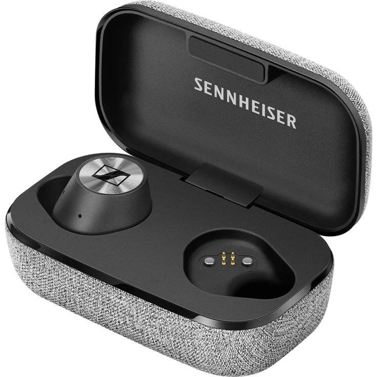 Sennheiser MOMENTUM Chrom, True Wireless In-Ear Kopfhörer, mit Bluetooth, Mikrofon, geeignet für Sport, spritzwassergeschützt, schwarz – Bild 3