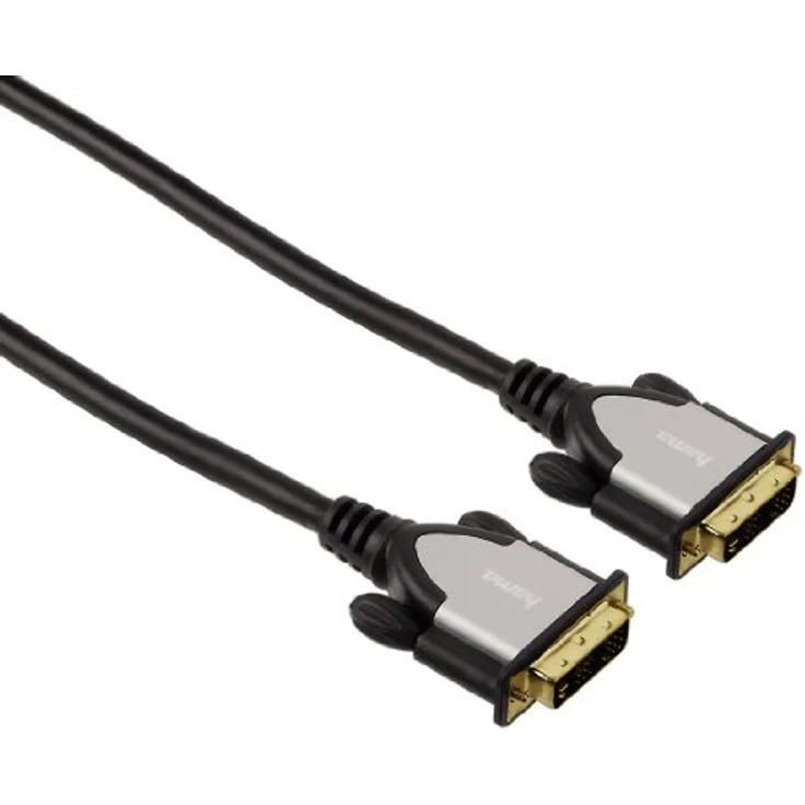Hama DVI-D Kabel schwarz 3m, 43444