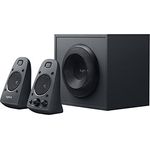 Logitech Z625 2.1 Lautsprecher-System mit Subwoofer, THX-zertifiziert, 400 Watt Spitzenleistung, 3,5 mm Eingang, Cinch- & Optischer Eingang, EU Stecker, PC-TV-Tablet-PS4-Xbox-Wii - schwarz