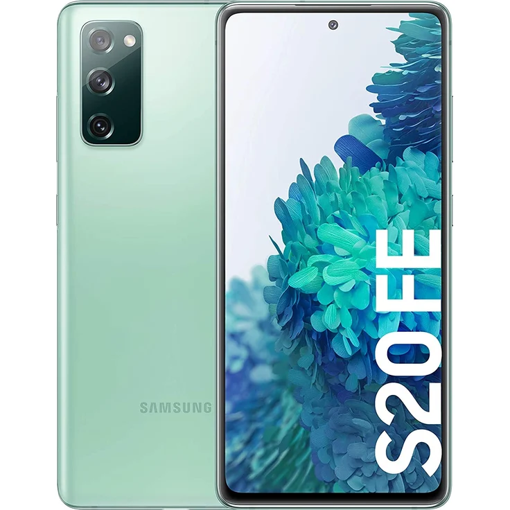 Samsung Galaxy S20 FE Smartphone 16,51cm (6,5 Zoll) AMOLED-Display, 128GB interner Speicher, 6GB RAM, Hybrid-SIM, Cloud Mint – Bild 1