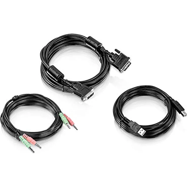 TRENDnet TK-CD15 KVM Kabel Kit 4.5m DVI-I USB Audio