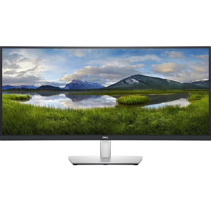 Dell P3421W - LED-Monitor - gebogen - 86.72 cm (34.14'') (34.14'' sichtbar) - 3440 x 1440 WQHD @ 60 Hz - IPS - 300 cd/m² - 1000:1 - 5 ms - HDMI, DisplayPort, USB-C - Schwarz [Energieklasse F] – Bild 1