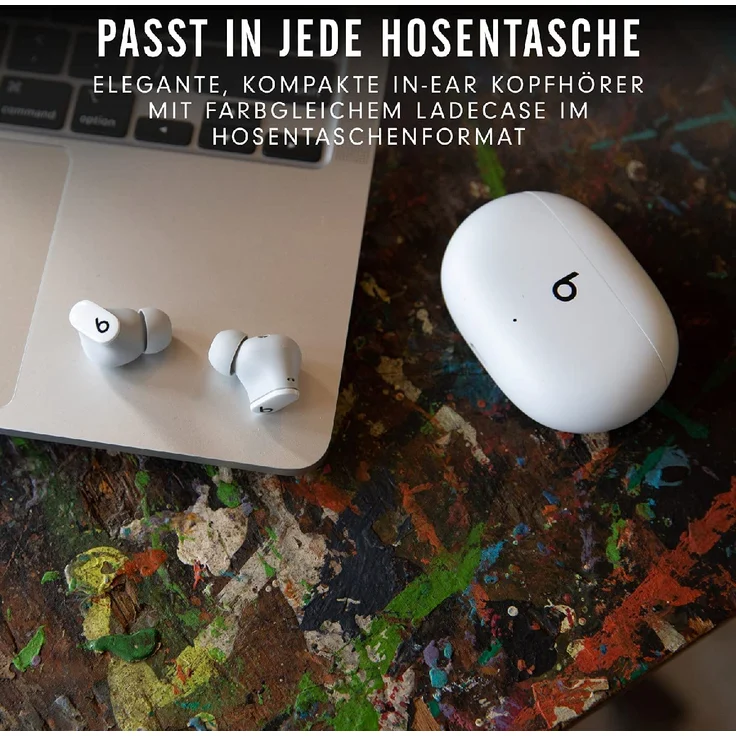 Beats By Dre Studio Buds In-Ear-Kopfhörer, True-Wireless, IPX4, weiß – Bild 5