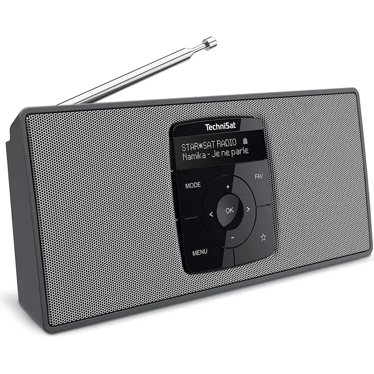 TechniSat DIGITRADIO 2 S Tischradio mit Bluetooth, OLED-Display, schwarz – Bild 1
