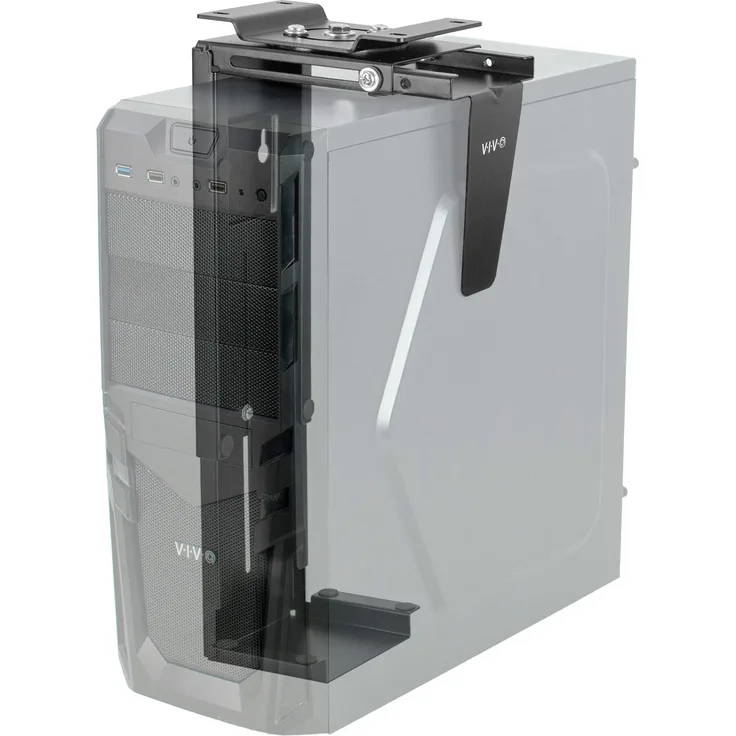 Vivo Verstellbare Tischplatte und Wand PC Halterung | Computer Fall Halterung mit 360 ° Drehgelenk (mount-pc01)