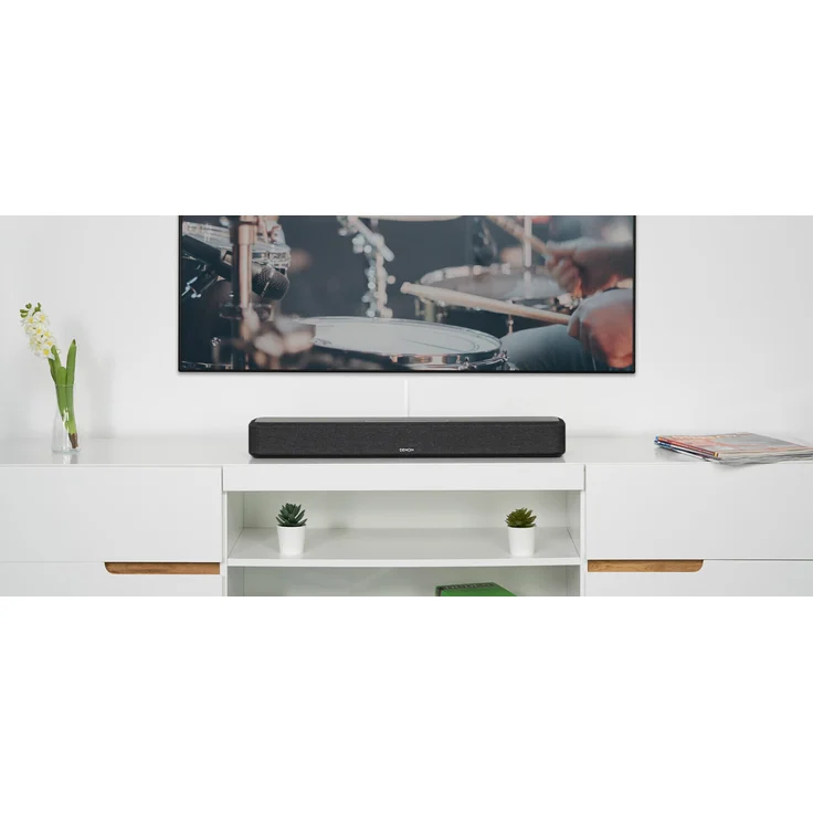 Denon Home 550 2.0 Soundbar ohne Subwoofer, Dolby Atmos, Amazon Alexa, kabellos/kabelgebunden, geeignet für TV, schwarz  – Bild 13