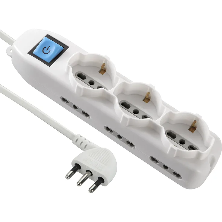 Electraline Mehrfachsteckdose, weiß, 62002