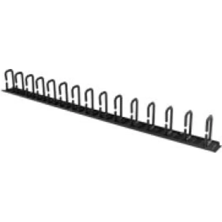 StarTech.com Vertikaler Kabelordner mit D-Hacken, 0U, 91cm, Rack Kabelmanager