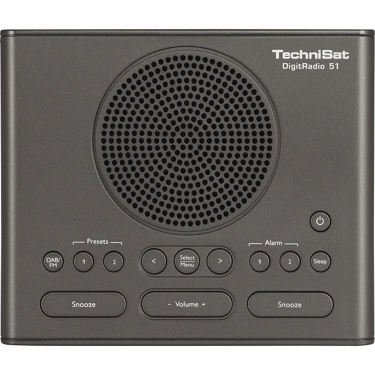 TechniSat Digitradio 51 Radiowecker mit Wecker, LCD-Display, schwarz – Bild 5
