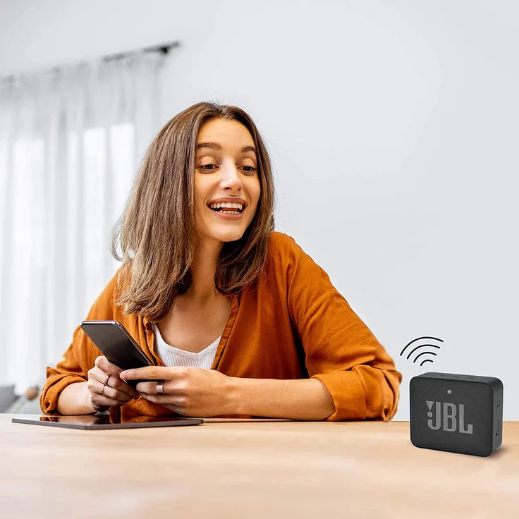 JBL Go2+ portabler Bluetooth-Multimedia-Lautsprecher - Schwarz – Bild 5