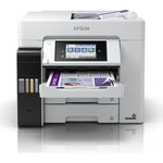 Epson EcoTank ET-5880 4-in-1 Tintenstrahl-Multifunktionsgerät (Drucker, Scanner, Kopierer, Fax) Auflösung: 1200 x 4800, USB, LAN, WLAN, Mobile Print, AirPrint, Wi-Fi Direct, Cloud Print (C11CJ28401)