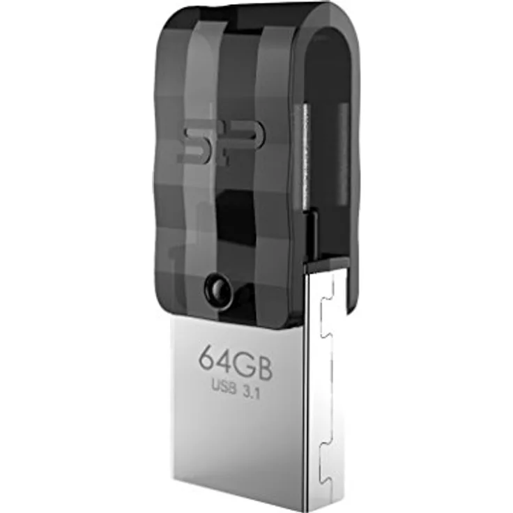 Silicon Power Firma F80 USB-Stick Schlüssel Noir, Motif de Coupe de Diamant 64gb