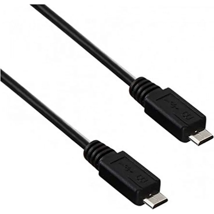 Akyga Micro USB B Stecker auf B Stecker 2.0 Kabel Verlängerungskabel 0.6 m
