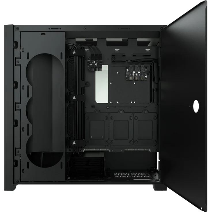 CORSAIR Midi iCUE5000X RGB (Tempered Glass) Black – Bild 2