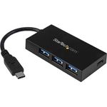 StarTech.com 4 Port USB3.0 Hub mit USB-C - Insklusive Netzteil - Hub - 3 x SuperSpeed USB3.0 + 1 x USB 3,1 - Desktop (HB30C3A1CFS)