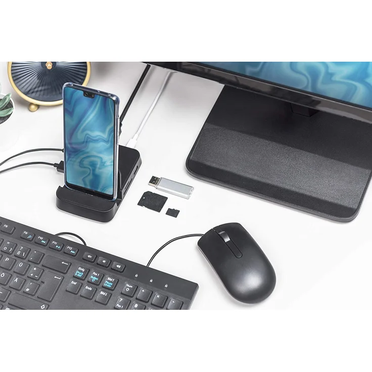 DIGITUS USB-C Smartphone Docking Station, 7-Port – Bild 4